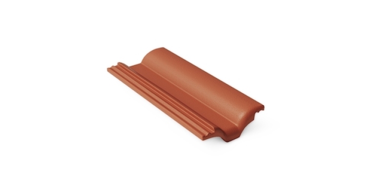 Половинчатая черепица Braas Таунус красный