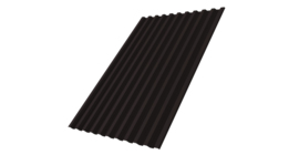 Профнастил С21R GL 0,5 PurLite Мatt RAL 9005 черный