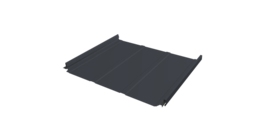 Кликфальц Pro Line Grand Line 0,5 Satin Matt с пленкой на замках RAL 7024 мокрый асфальт