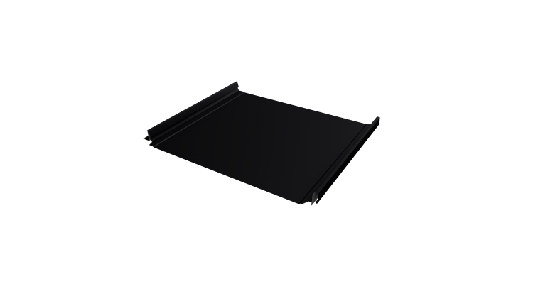 Кликфальц Pro Grand Line 0,45 PE с пленкой на замках RAL 9005 черный