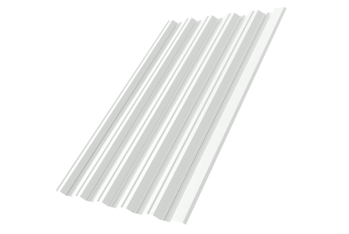 Профнастил HC35R 0.45 PE-Double RAL 9003 сигнальный белый