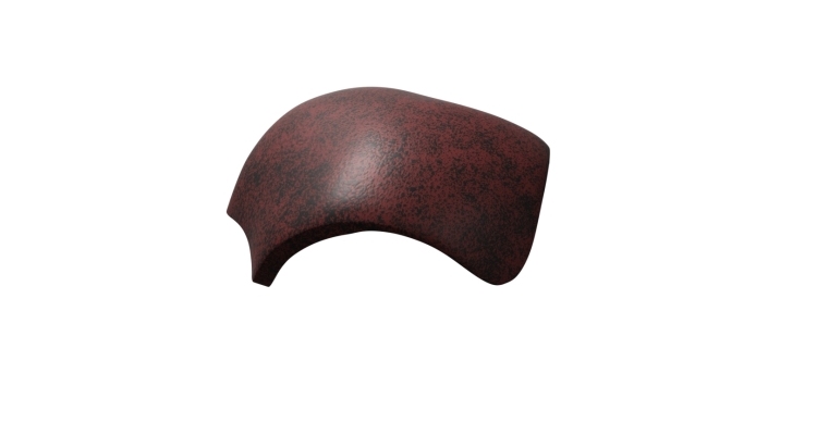 Вальмовая черепица без зажимов Braas магма