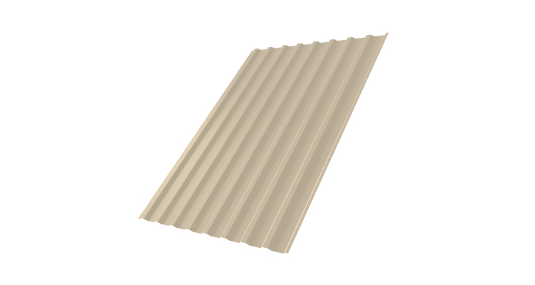 Профнастил С20В 0,45 PE RAL 1015 светлая слоновая кость