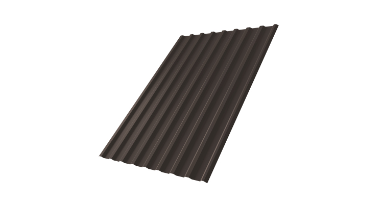 Профнастил С20R 0,45 Drap TR RR 32 темно-коричневый