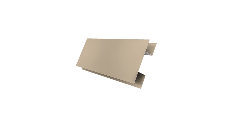 Планка H-образная Экобрус 0,45 Drap TX RAL 1015 светлая слоновая кость (3м)