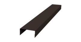 Крышка 45х20 жалюзи Texas 0,45 Drap-double TX RR 32 темно-коричневый (2,5м)