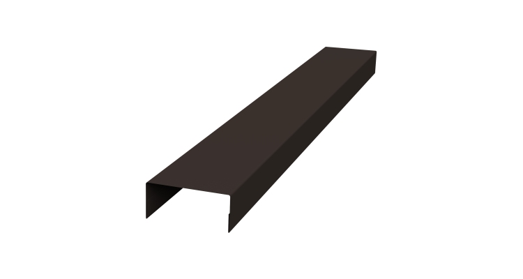 Крышка 45х20 жалюзи Texas 0,5 PurPro Matt 275 RR 32 темно-коричневый (2,5м)