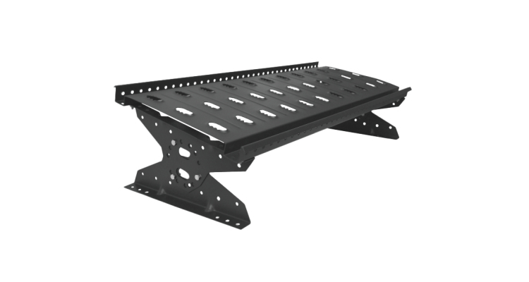 Мостик переходной для фальцевой кровли Grand Line RAL 9006 1м