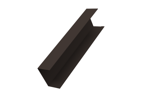 Крышка жалюзи Milan, Tokyo для калиток, ворот 0,45 Drap-double TX RR 32 темно-коричневый (3м)