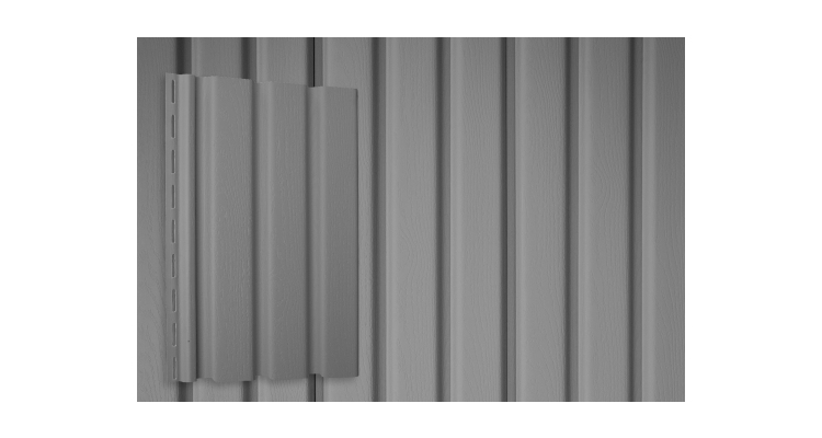 Сайдинг Рейка Grand Line Standart серый (3,0м)