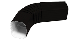 Колено прямоугольное Vortex Matt RAL 9005